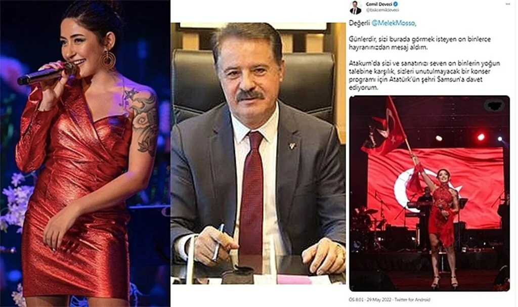 Melek Mosso'ya  Atakum'a daveti 