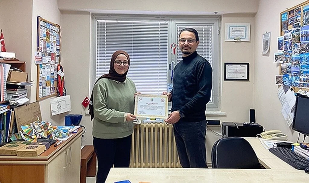 OMÜ'lü öğrenciye TÜBİTAK’tan destek