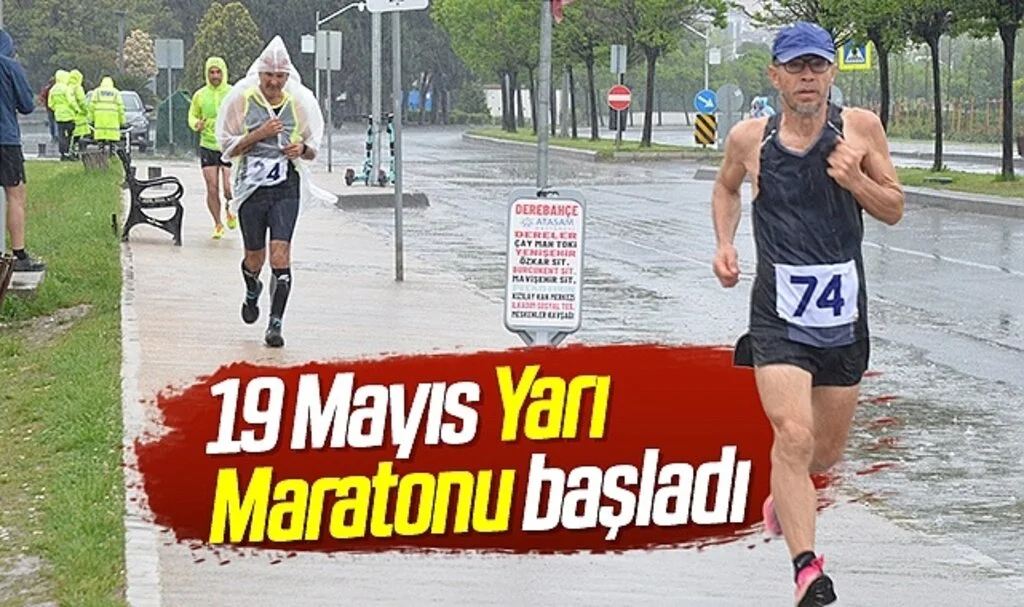 Samsun'da 19 Mayıs Yarı Maratonu başladı