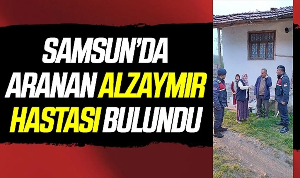 Samsun'da aranan alzaymır hastası akaryakıt istasyonunda bulundu