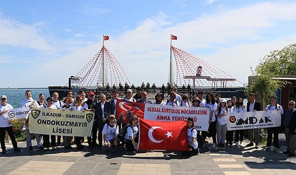  Samsun'da Atatürk'ün izinde 'Kurtuluş'a yürüyüş