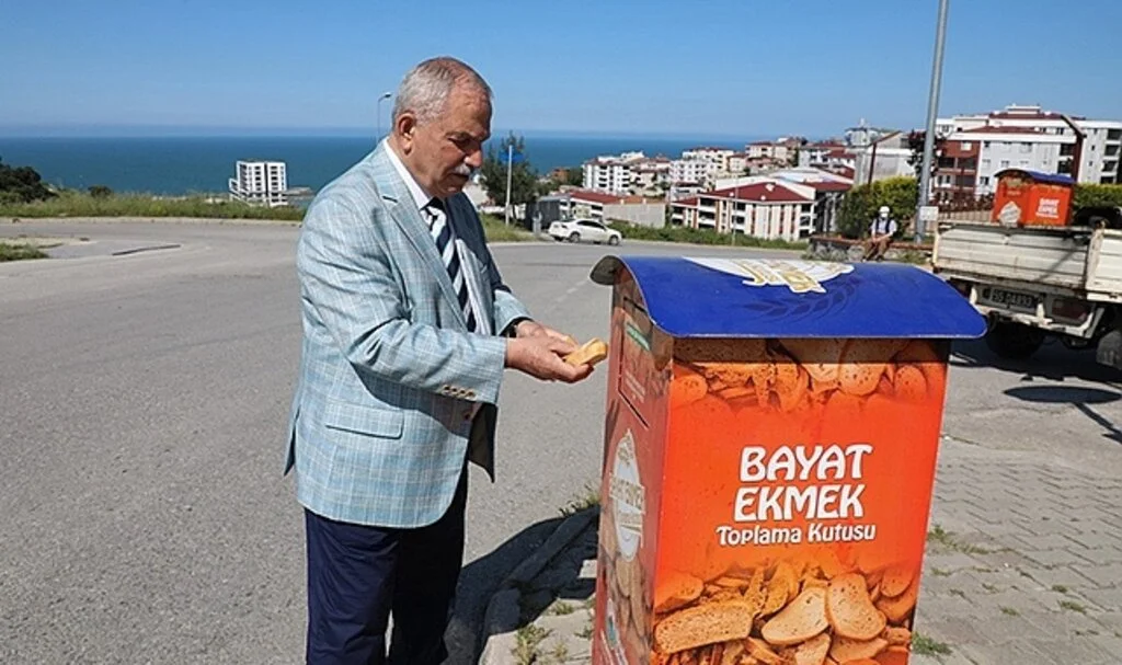 Samsun'da Bayat Ekmekler Çöpe Gitmiyor