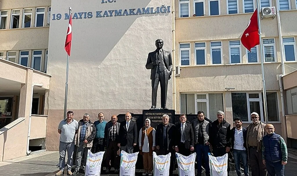 Samsun'da Çiftçilere hibe destekli çeltik tohumu