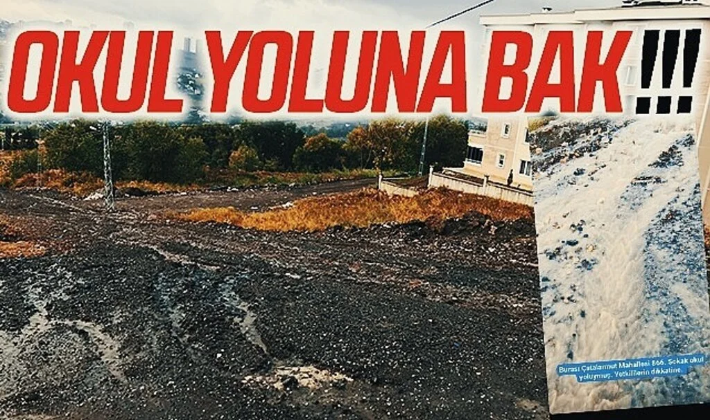 Samsun'da Okul Yoluna Bak