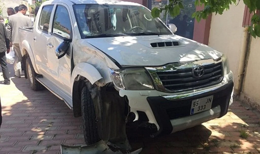 Samsun'da Pikapla çarpışan motosiklet sürücüsü hayatını kaybetti