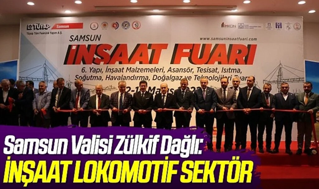 Samsun'da İnşaat Zirvesi! TÜYAP 6. İnşaat Fuarı Açıldı