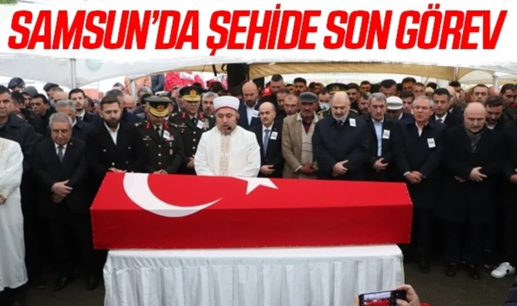 Samsunlu şehit Nurettin Uzun'a veda