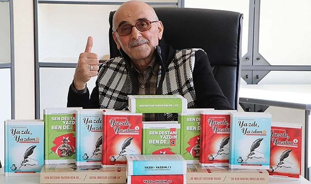 Samsunlu yazardan 'Guinness'lik rekor: 14 yılda 2 bin köşe yazısı, 21’i yayınlanmış 34 kitap