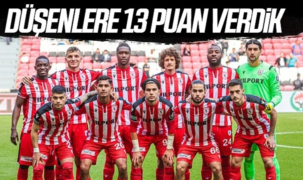 Samsunspor Küme Düşenlere 13 Puan Verdi!