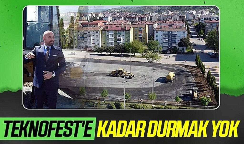 Tekkeköy'de TEKNOFEST'e kadar durmak yok