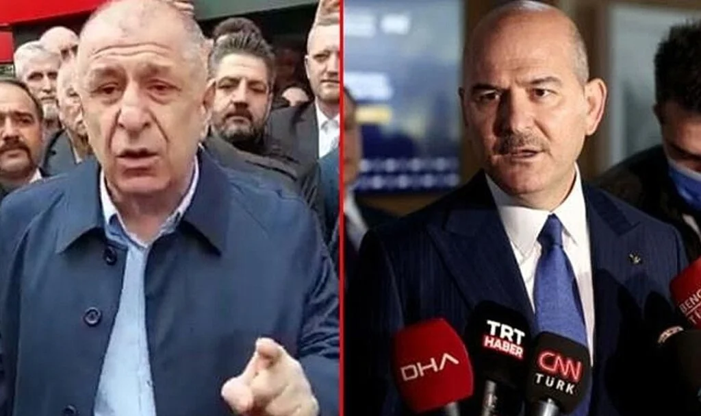 Ümit Özdağ'dan bakanlığın önünde Soylu'ya yönelik sert sözler: İkimizden biri ölene kadar bu iş devam edecek