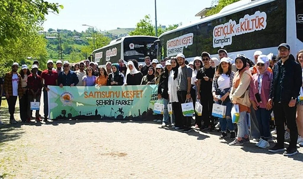 Üniversite öğrencileri Samsun’u keşfediyor