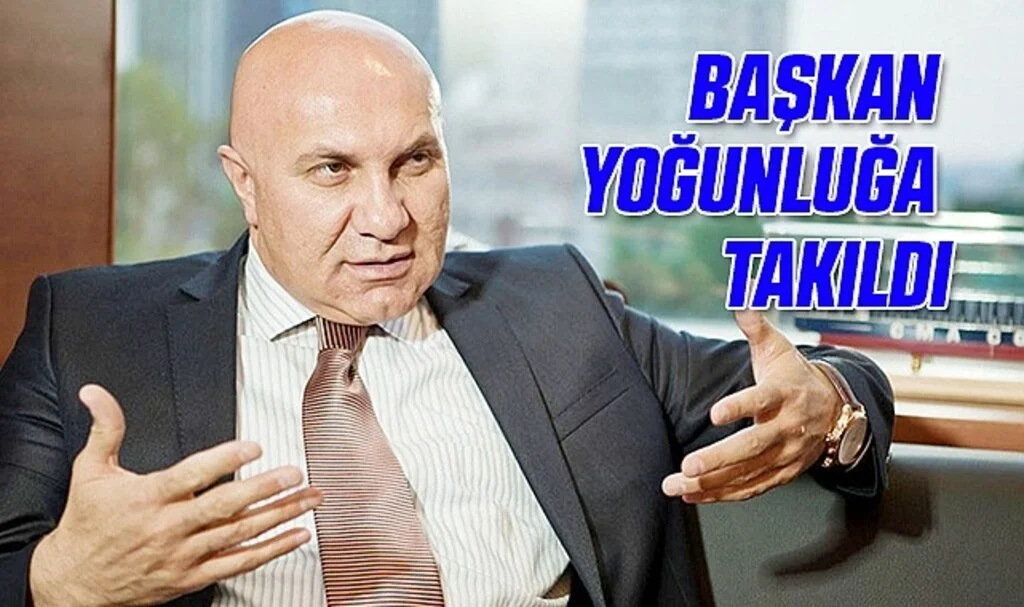 Başkan Yoğunluğa Takıldı