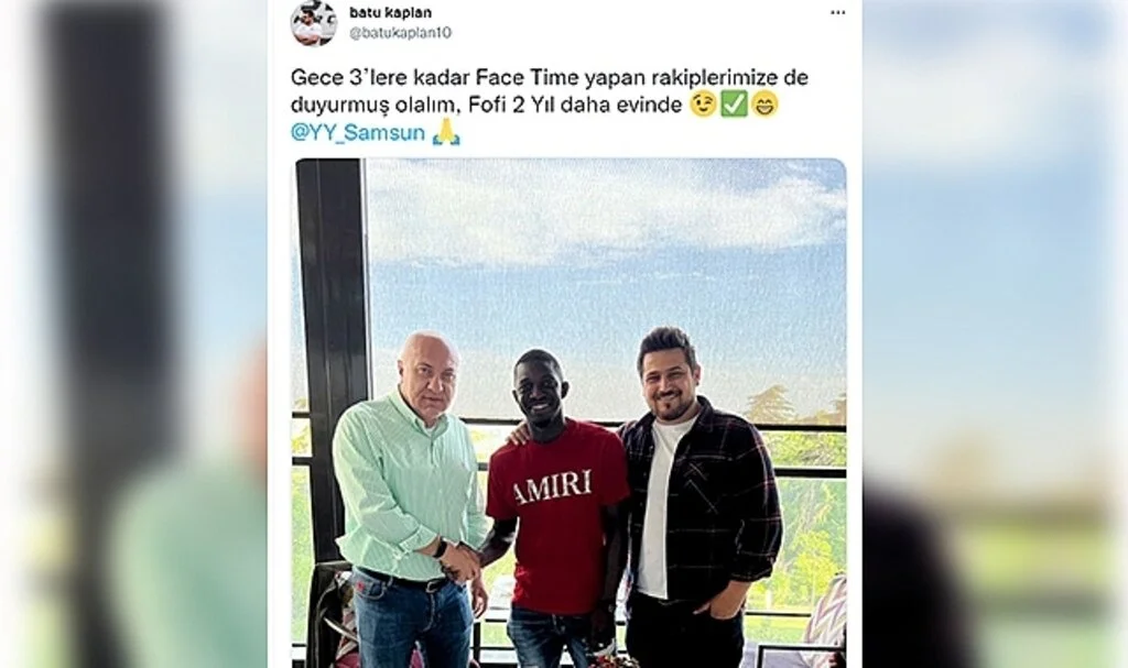 Batu Kaplan'dan Fofana Göndermesi