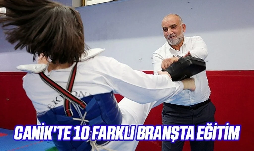 Canik'te 10 Farklı Branşta Eğitim