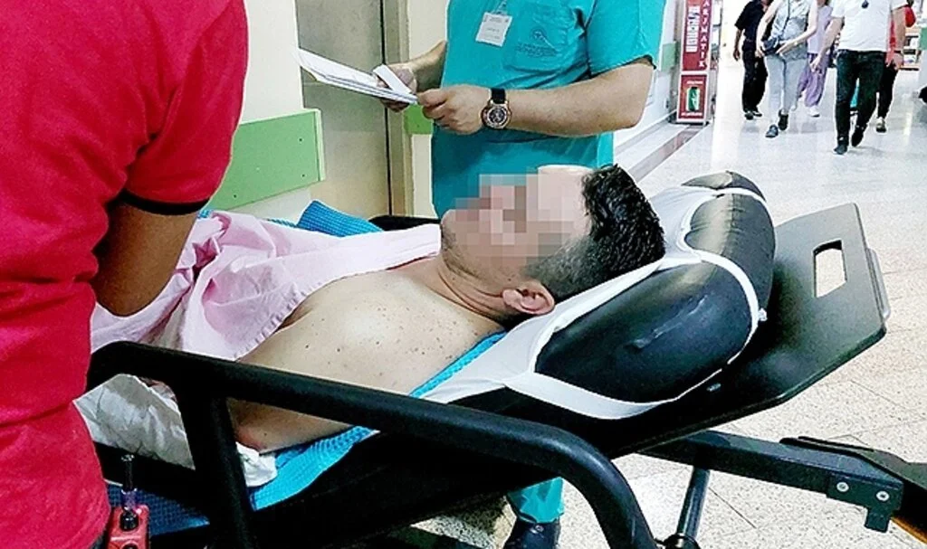 Gübre fabrikasında üzerine amonyak fışkıran işçi yanarak hastanelik oldu