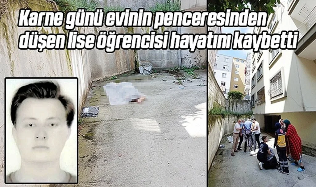Karne günü evinin penceresinden düşen lise öğrencisi hayatını kaybetti