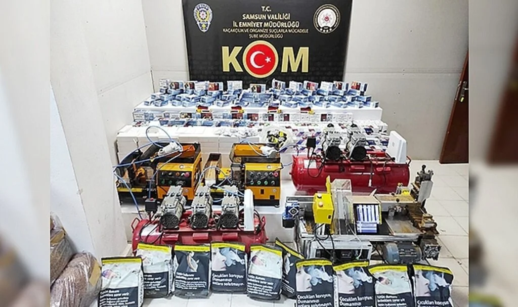 Samsun Atakum'da Makaron Baskını 