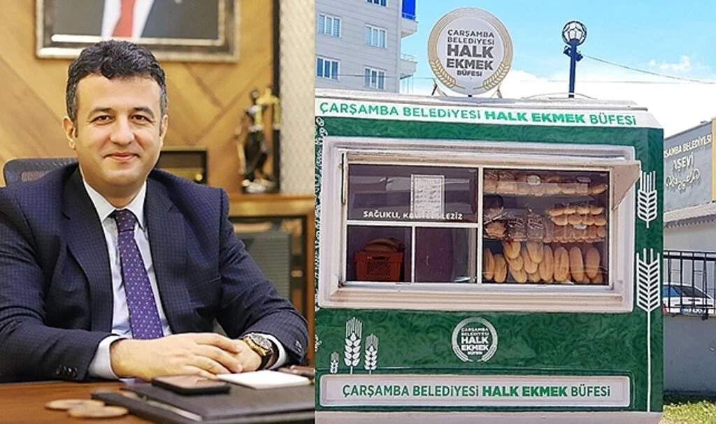Samsun Çarşamba'ya 'Halk Ekmek Büfesi' açıldı