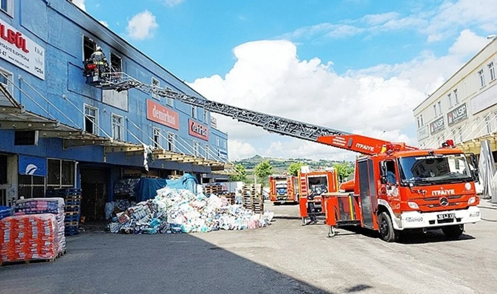 Samsun'da Aynı İş Yeri Yine Alevlere Teslim!