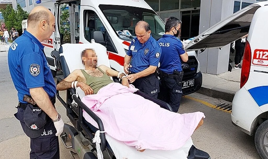 Samsun'da Bağlanarak Tedavi Edildi