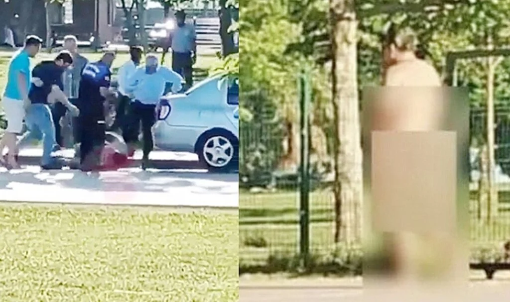Samsun'da 'Çıplak' vatandaş darp edildi
