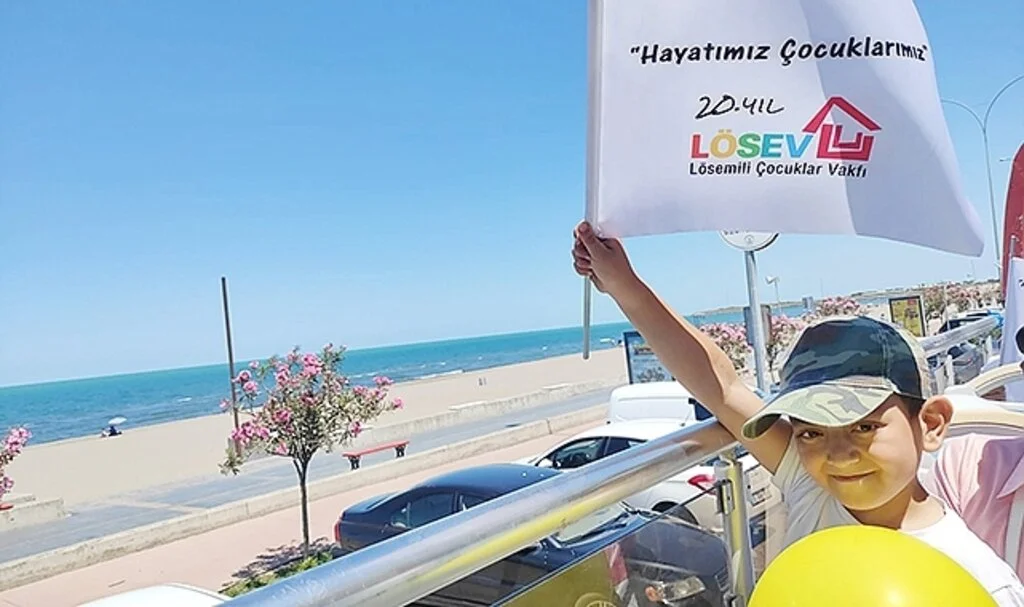 Samsun'da Lösemili Çocuklar Sahil Turu Attı