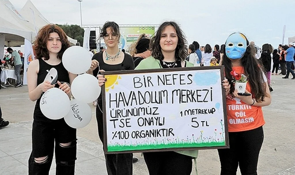 Samsun'da Öğrencilerden çevre farkındalığı 