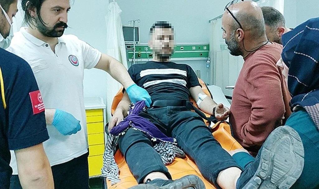 Samsun'da Pazarda Kan Döküldü