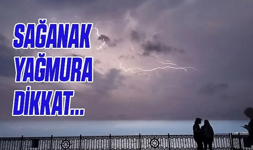 Samsun'da sağanak uyarısı