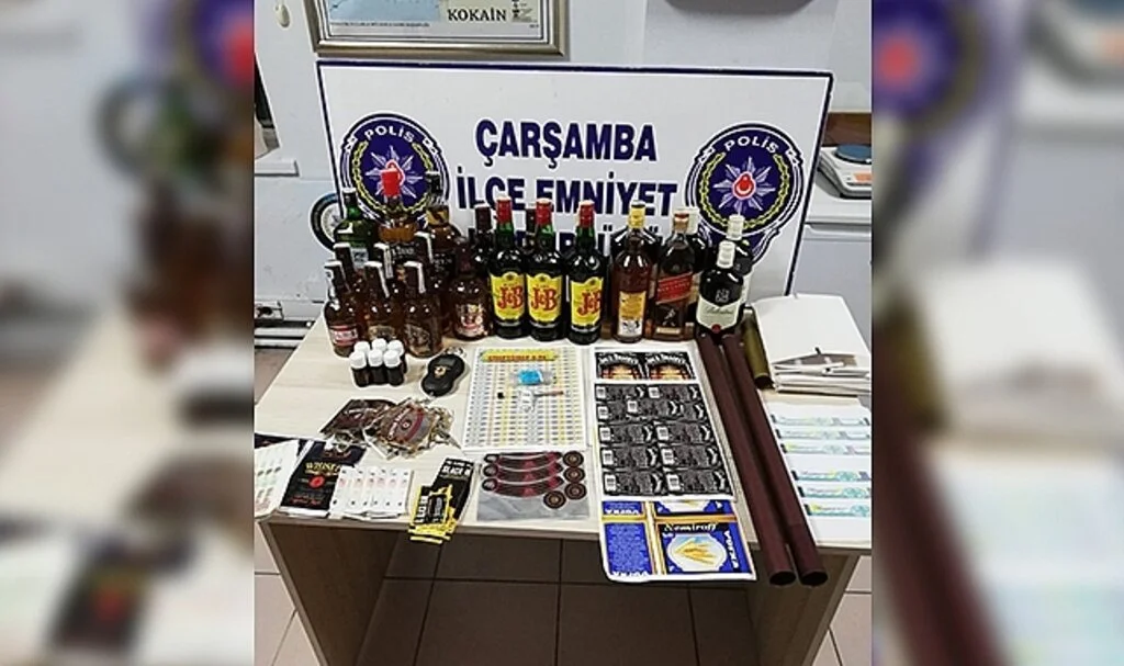 Samsun'da Sahte İçki Operasyonu