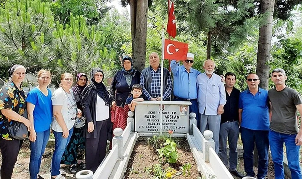 Samsun'da Şehit piyade er kabri başında anıldı