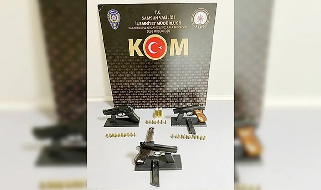 Samsun'da Silah Kaçakçılarına Operasyon 