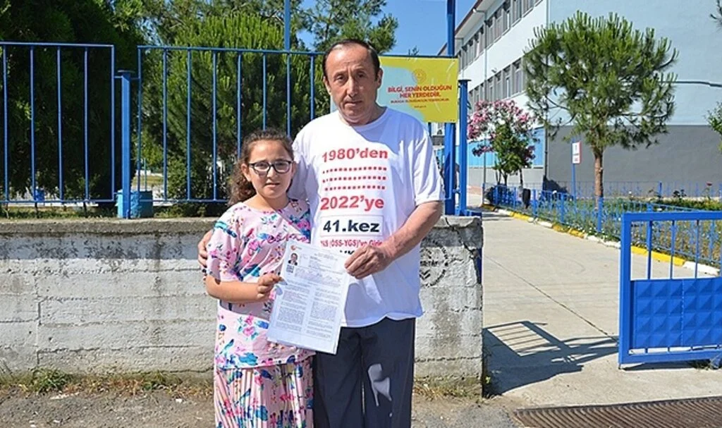 Samsun'da 'Sınavkolik' vatandaş 41'inci kez üniversite sınavına girdi