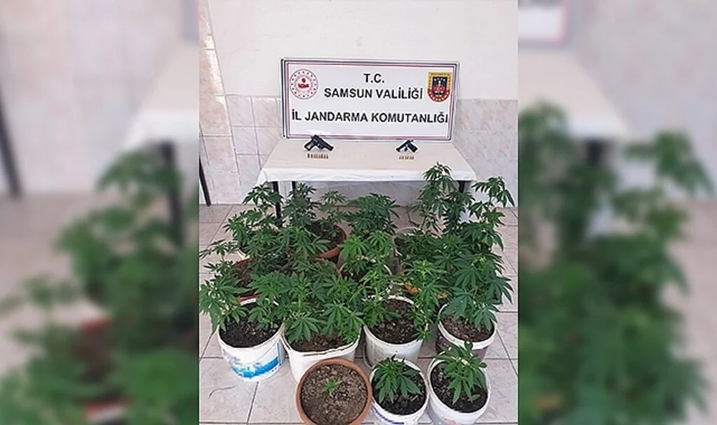 Samsun'da Uyuşturucu ve Silah Ele Geçirildi