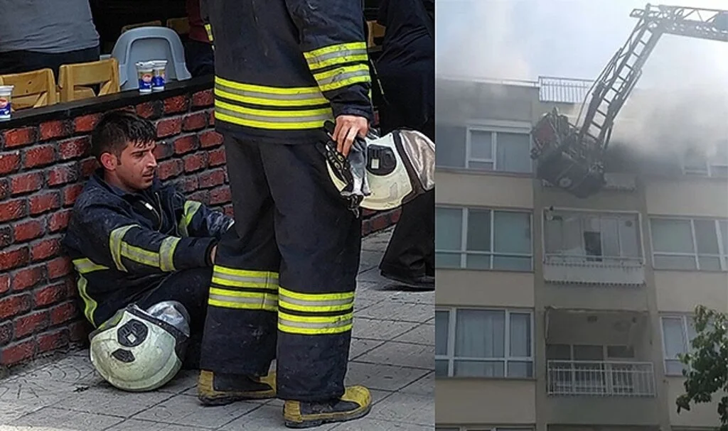 Samsun'da yangında 4 kişi dumandan etkilendi