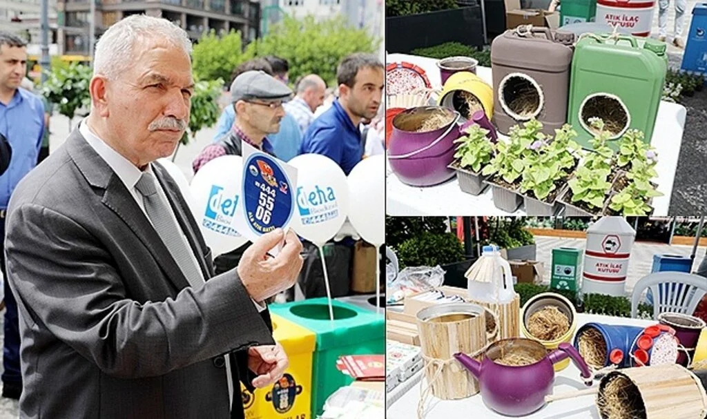 Samsun İlkadım'dan geri dönüşüme teşvik