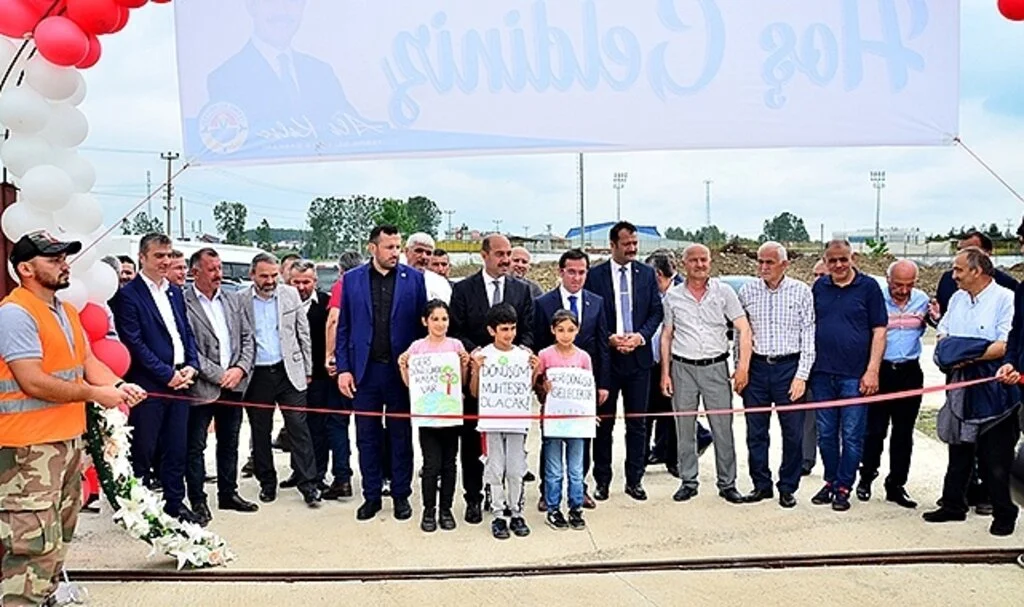 Samsun Terme’nin ilk katı atık getirme merkezi açıldı