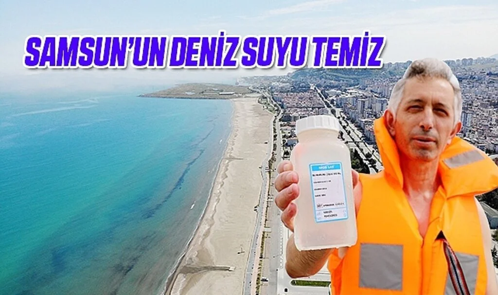 Samsun’un deniz suyu temiz çıktı