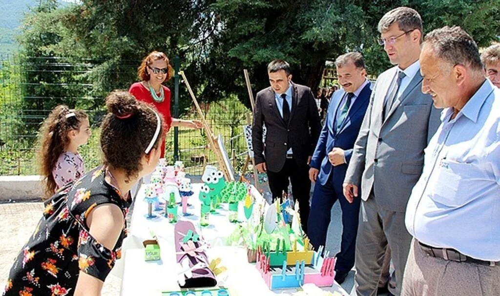 Samsun'un Kırsal Mahallesinde Resim Sergisi