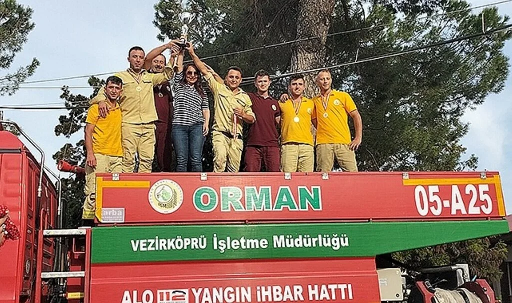 Samsun Vezirköprü Orman İşletme'nin şampiyonları