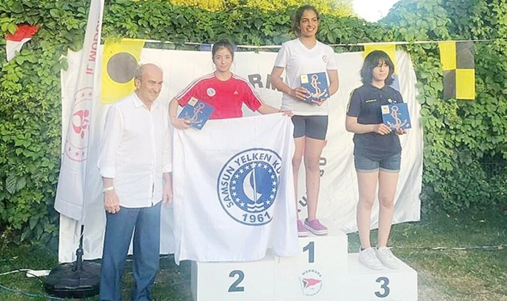 Samsun Yelken'de Begüm kürsüye çıktı