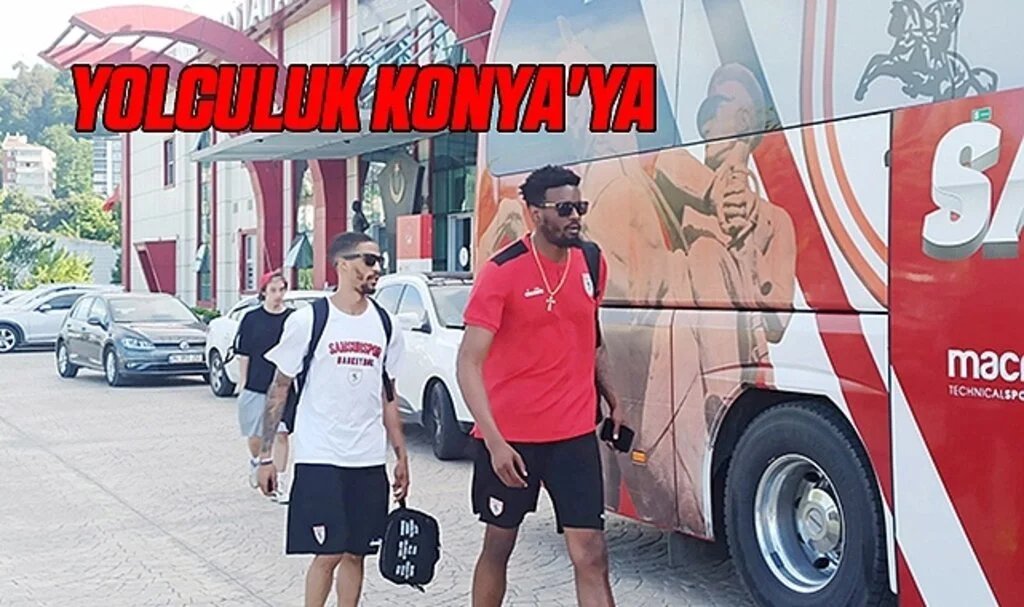 Samsunspor Basketbol Konya'ya Gitti