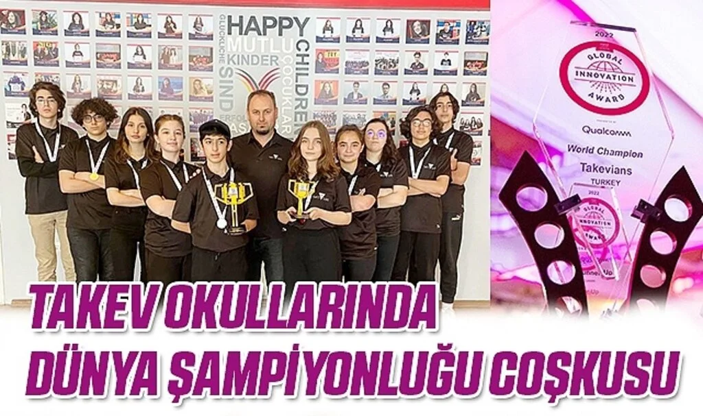 TAKEV Okullarında Dünya Şampiyonluğu Coşkusu