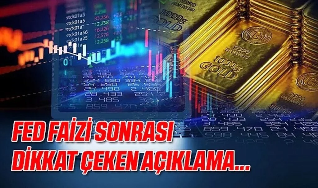 Wall Street'in en büyüklerinden altın tahmini geldi! Fed faiz kararı sonrası dikkat çeken açıklama...