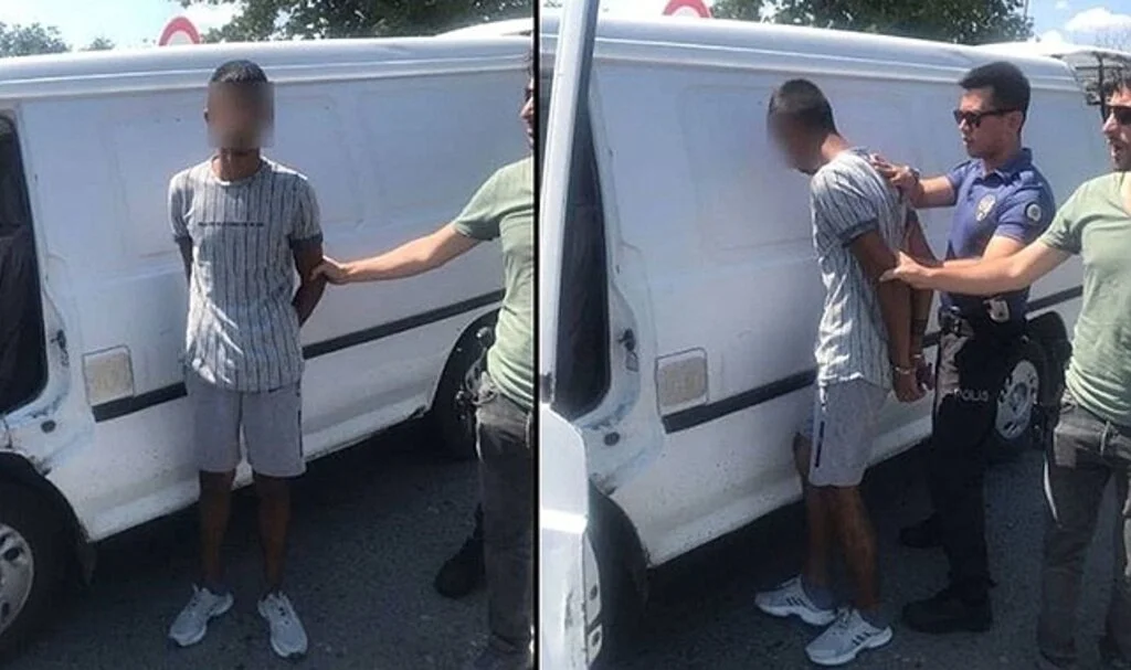 17 yaşındaki çocuk üvey baba katili oldu! Dedesiyle kaçarken yakalandı