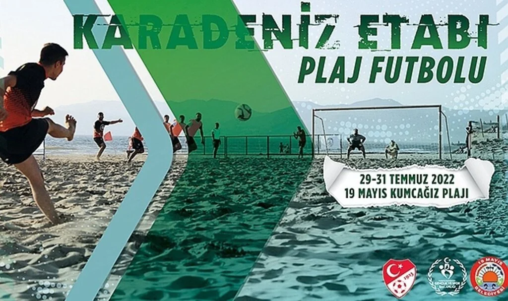 2022 TFF Plaj Futbolu Karadeniz Etabı 19 Mayıs ilçesinde yapılacak