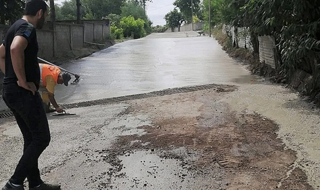 Aktekke’de beton yol sevinci