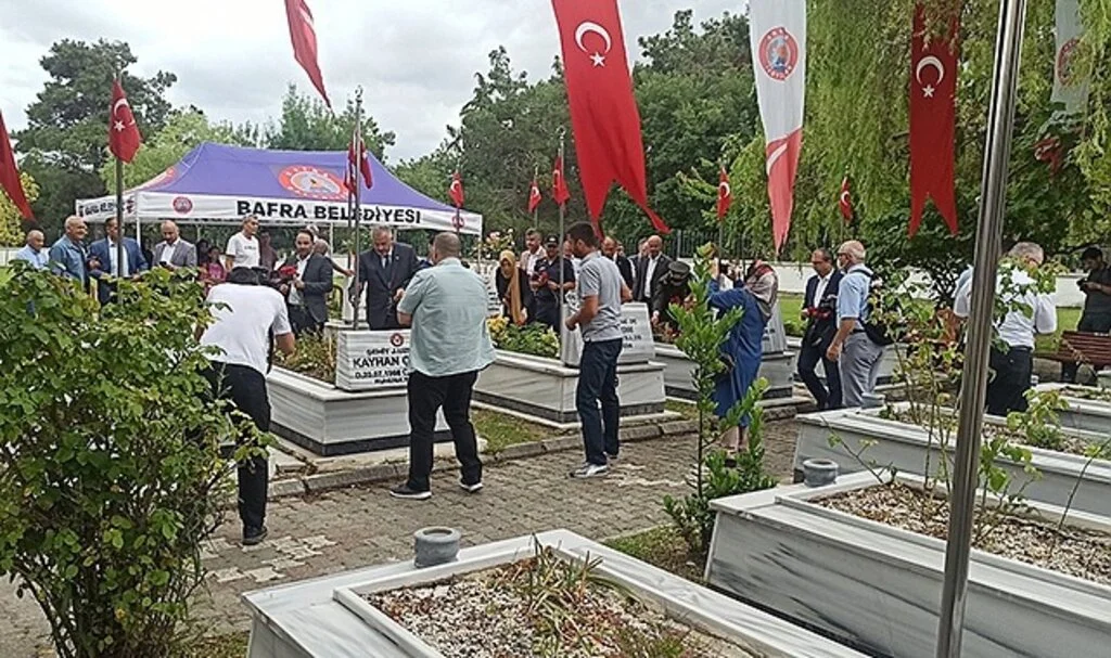 Bafra'da 15 Temmuz  şehitleri anıldı 
