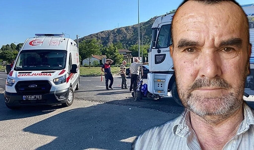 Bahçesine giderken kamyonun altında kalarak hayatını kaybetti